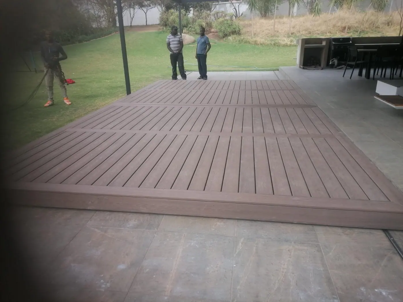 Garden deck installation