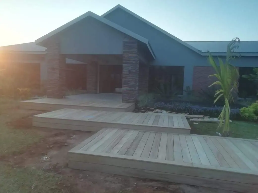 Residential deck installation