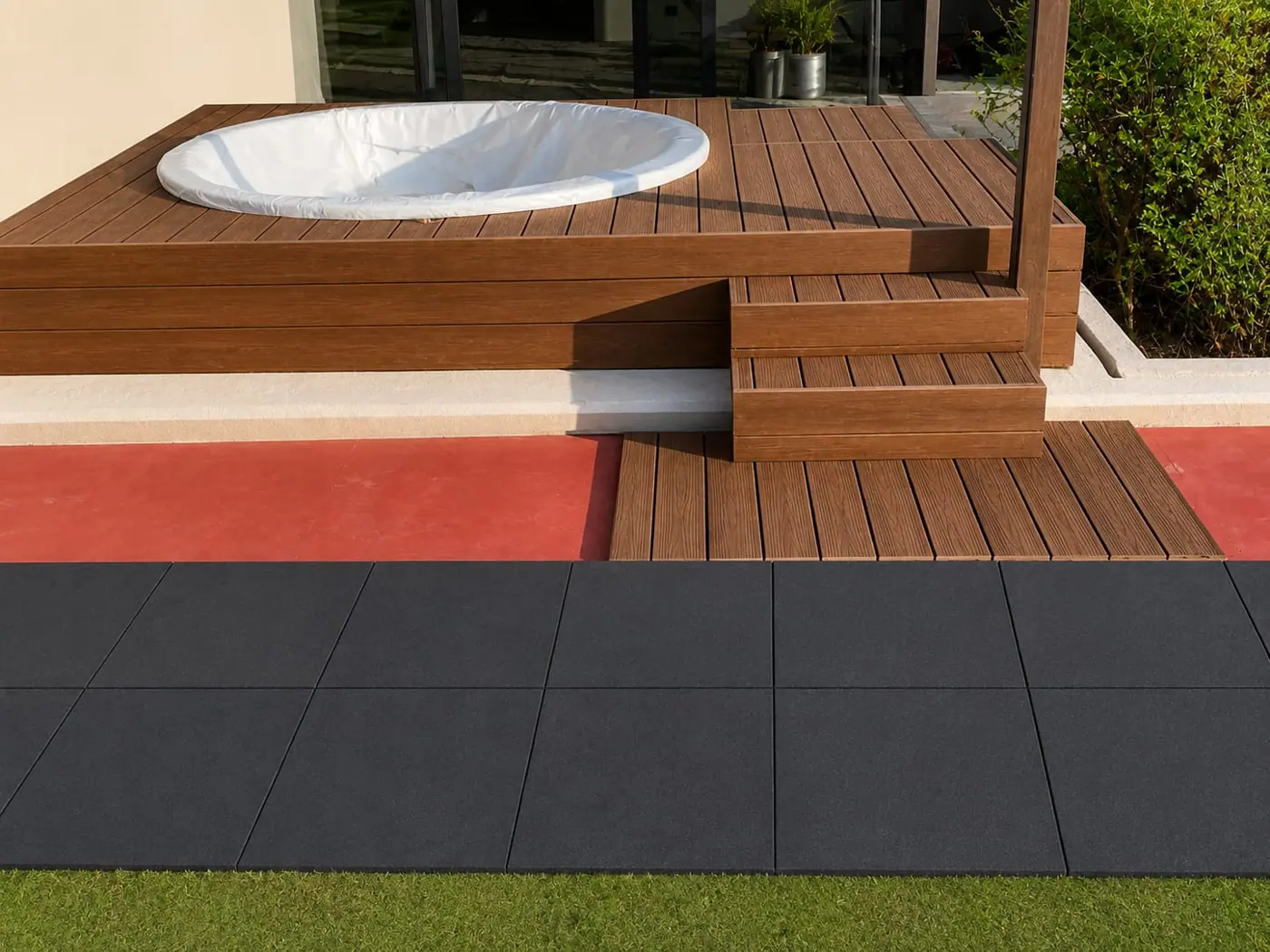 Timber and composite finish