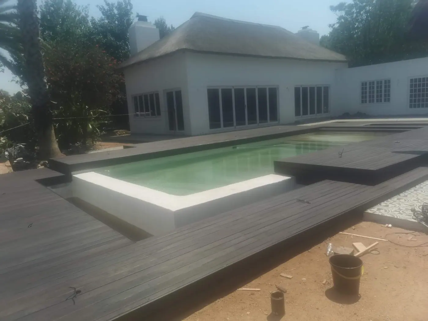 Timber deck extension